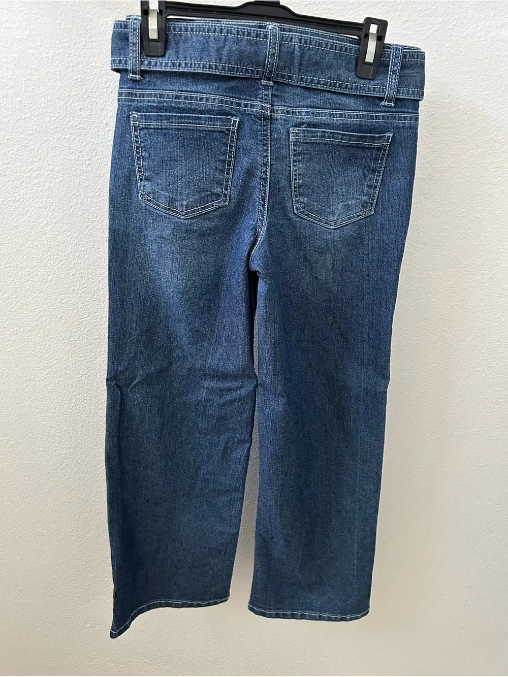 Blue Spice Mid Wash Straight Jeans with Denim Belt - Picture 2 of 3